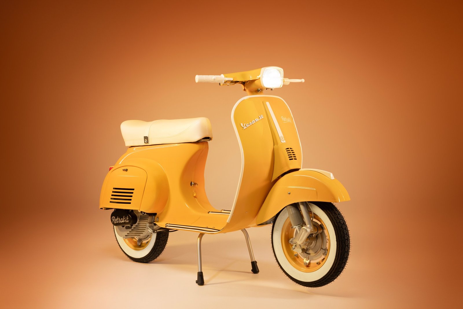Vespa elettrificata e restaurata Retrokit